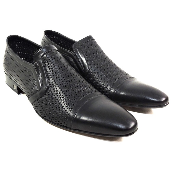GOODMAN ?? MEN\'S BLACK SOFT LEATHER COMFORT SUMMER LOAFERS main image 8